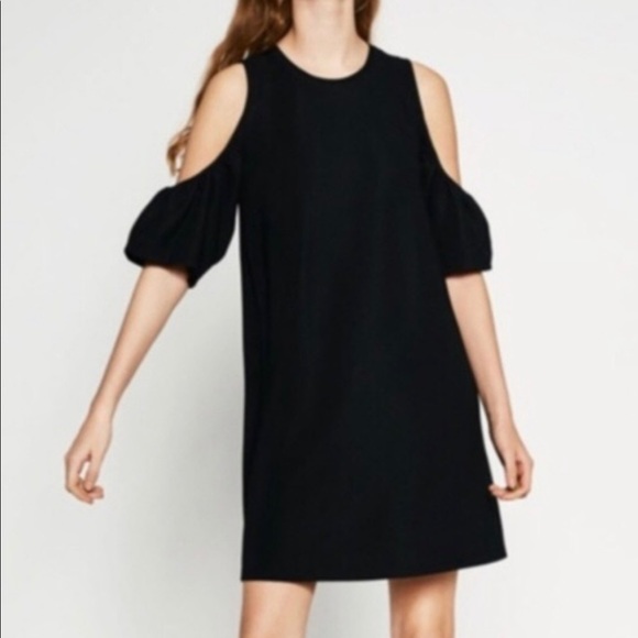 ZARA RUFFLE SHIFT DRESS - Picture 3 of 3